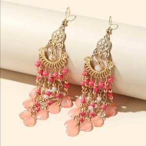 Hippie chic inspired earrings 🦋🌸✌️ #jewelry